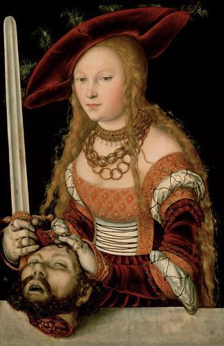 Lucas Cranach Judith with the head of Holofernes Germany oil painting art